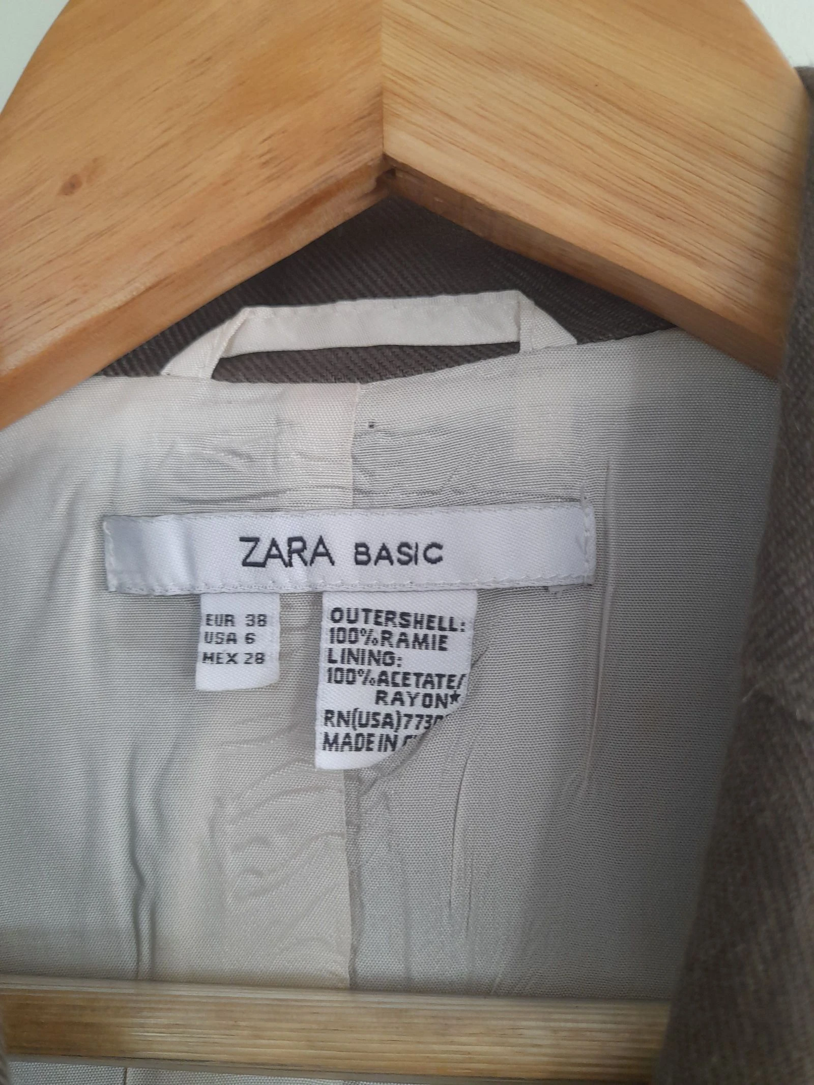 Blazer Zara de Lino Bordado M 💛 – photo 2